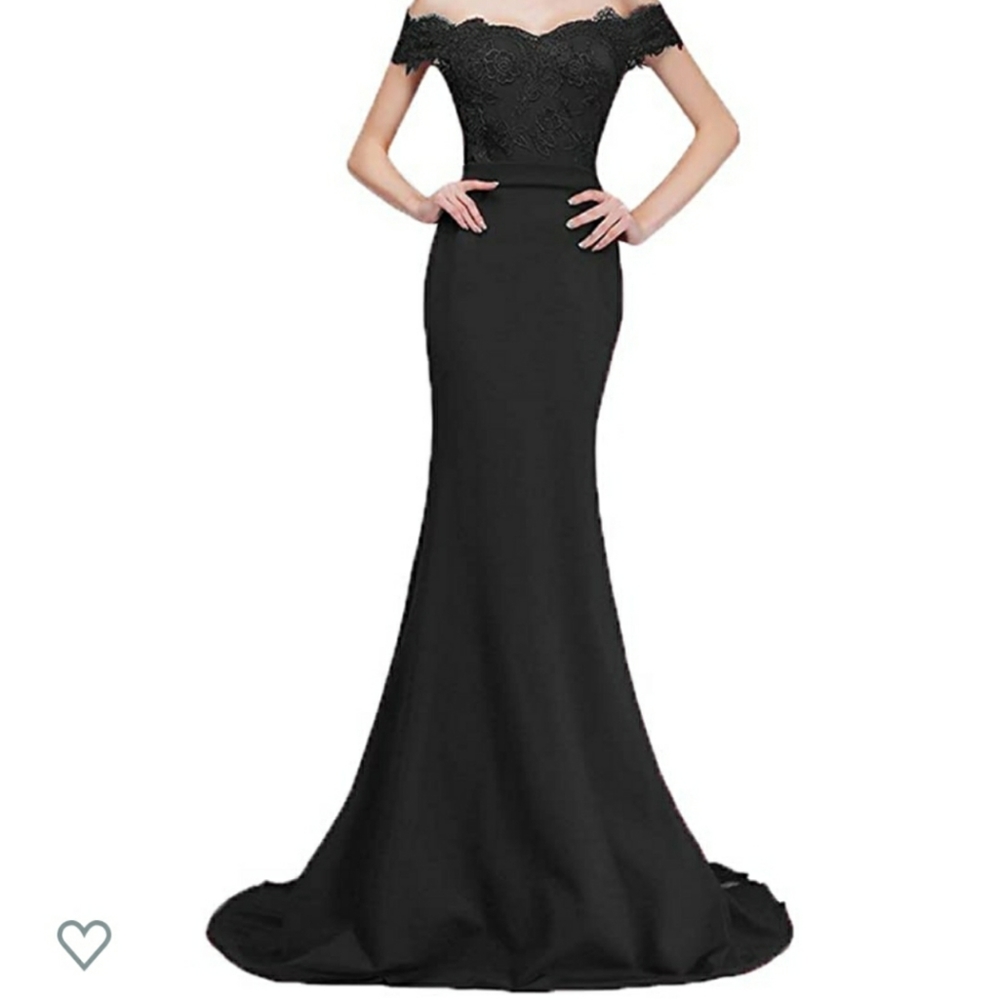Black evenning cocktail dress